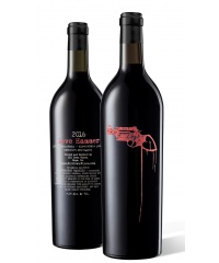Červené kalifornské víno Slo Down Wines Love Hammer Cabernet Sauvignon 2016 z oblasti Sonoma County