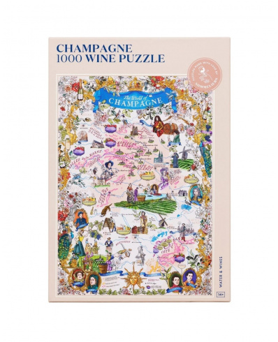 Wine Puzzle Szampan